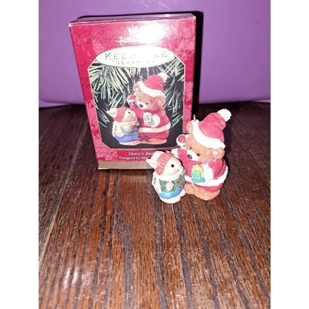 Vintage 1999 Hallmark Keepsake Marys Bears Christmas Holiday Tree Ornament